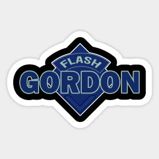 Flash Gordon - Doctor Who Style Logo Sticker